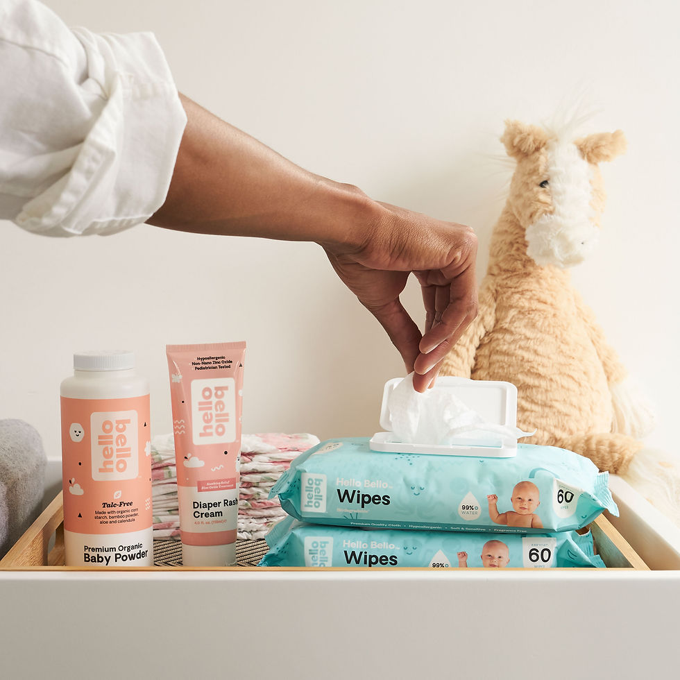 Miniaturbild: Hello Bello Baby Wipes, Unscented (Choose Your Count)