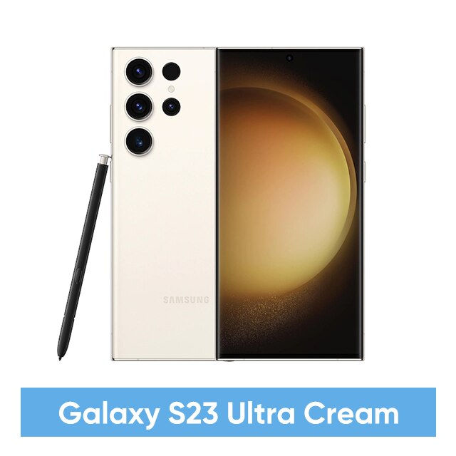 Thumbnail: New Samsung Galaxy S23 Ultra 5G Cell Phone Snapdragon 8 Gen 2 6.8" AMOLED 2X Di