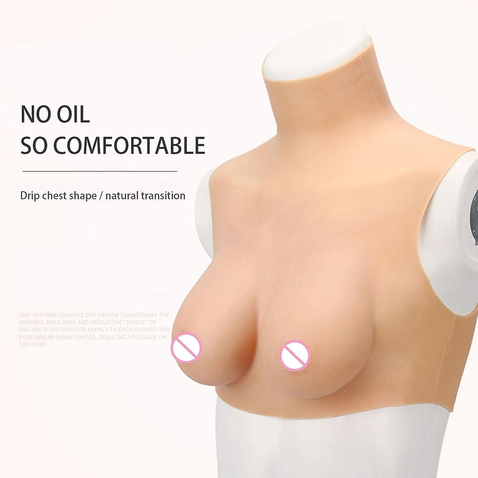 Miniaturbild: Huge Realistic Shemale Fake Boobs False Breast Forms Crossdressers Silicone Bre