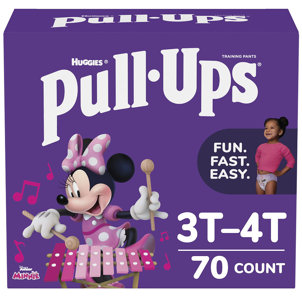Miniaturbild: Pull-Ups Girls' Potty Training Pants, 3T-4T (32-40 lbs), 70 Count