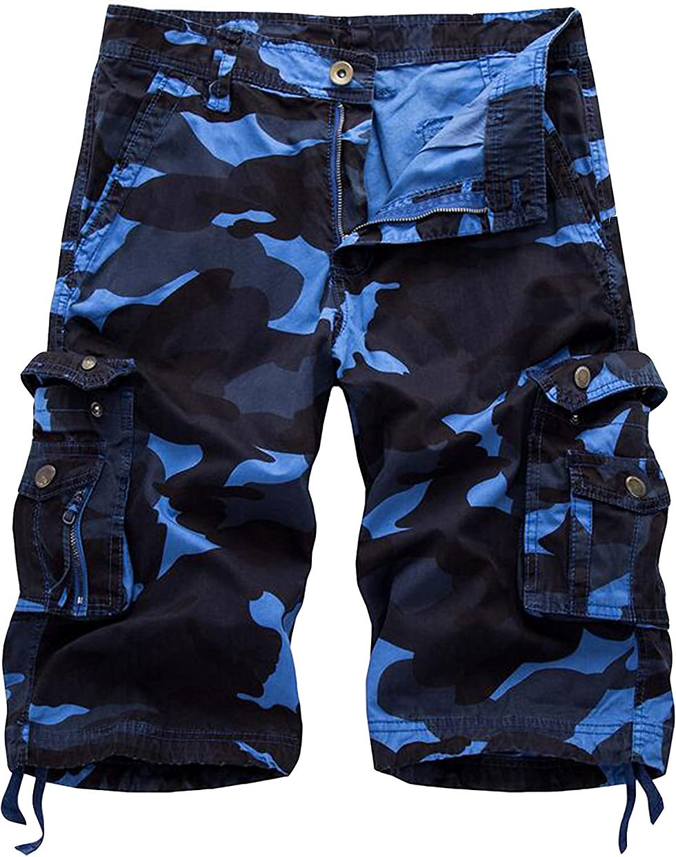 Thumbnail: AOYOG Men's Camo Cargo Shorts Relaxed Fit Multi-Pocket Outdoor Camouflage Cargo
