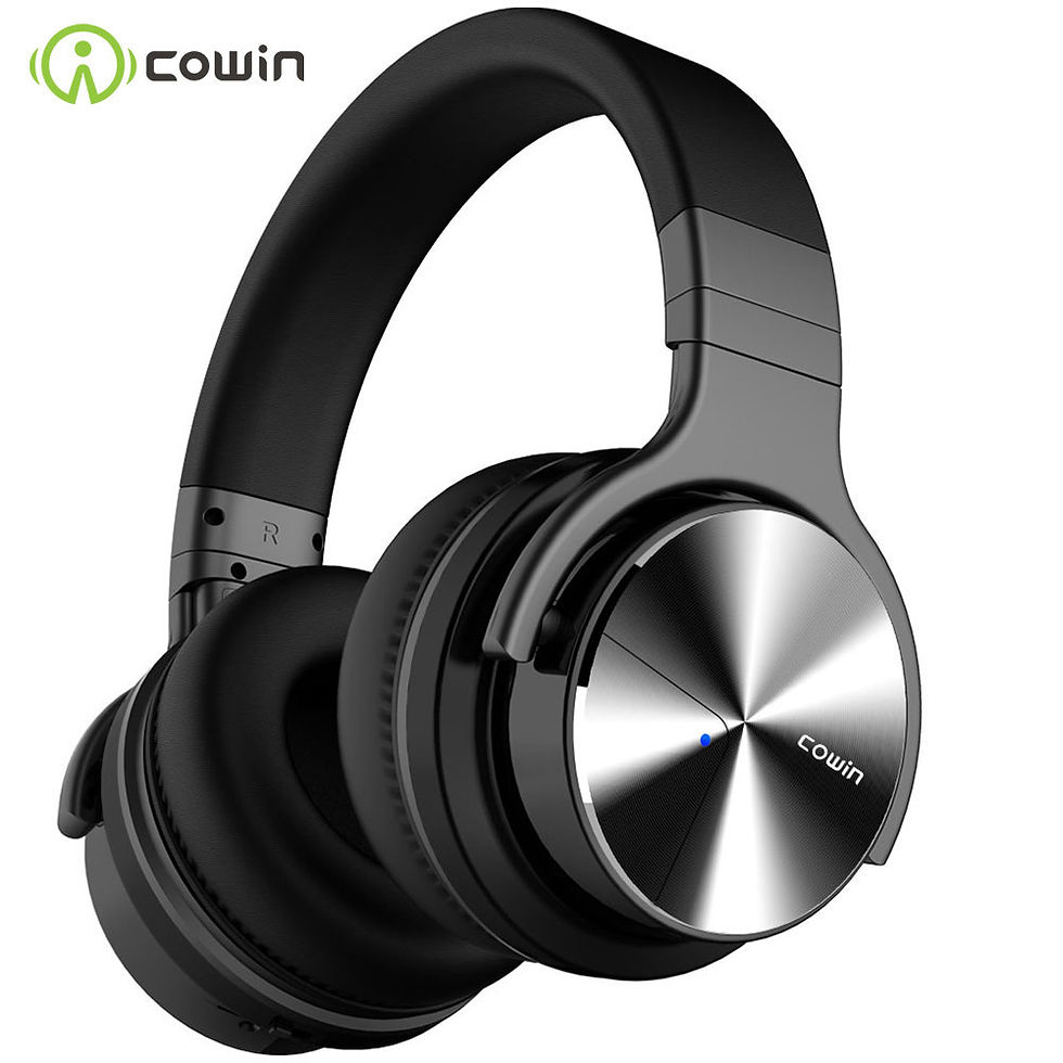 Miniatura: Active Noise Cancelling Bluetooth Headphones Wireless Bluetooth Headset Over Ea