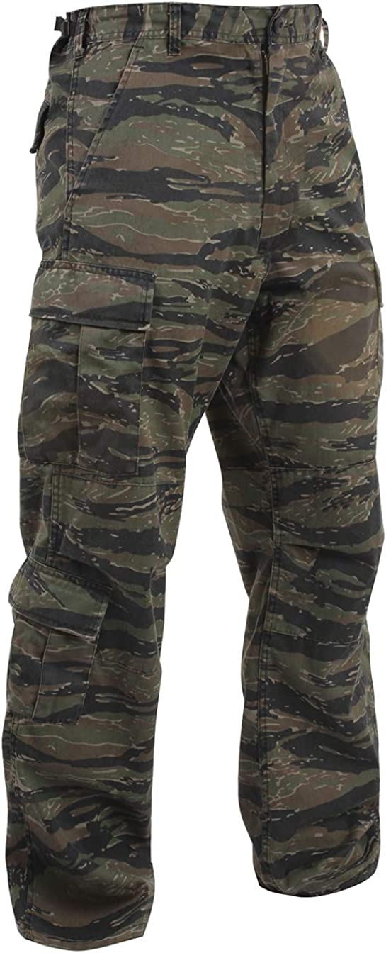 Thumbnail: Rothco Vintage Paratrooper Fatigue Pants Vintage Military Cargo Pants Camo Carg