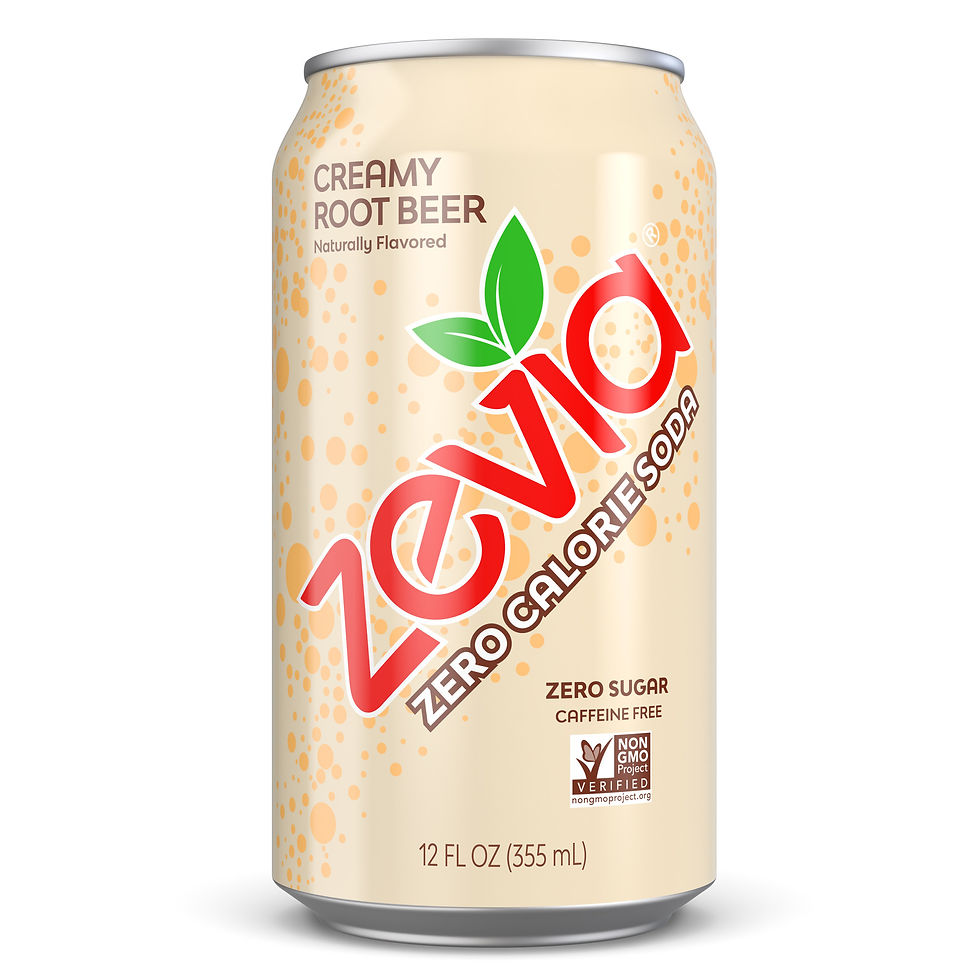 Thumbnail: Zevia Zero Sugar Creamy Root Beer Soda Pop, 12 fl oz, 24 Pack of Cans