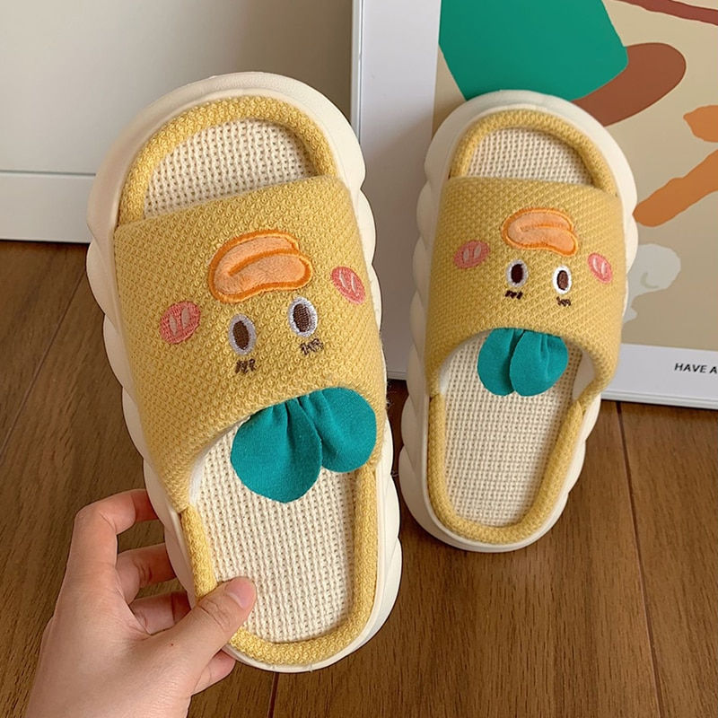 Thumbnail: Women's Slippers Summer Four Seasons Indoor Home Sandals and Slippers Cute Cart