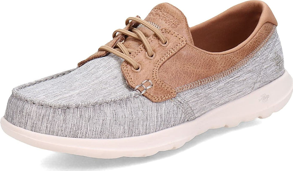 Thumbnail: Skechers Women's Go Walk Lite Coral Boat Shoe