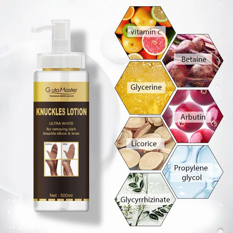 Miniatura: Gluta Master Removing stains Body Lotion Whitening Brightening Skin Knuckles Kn