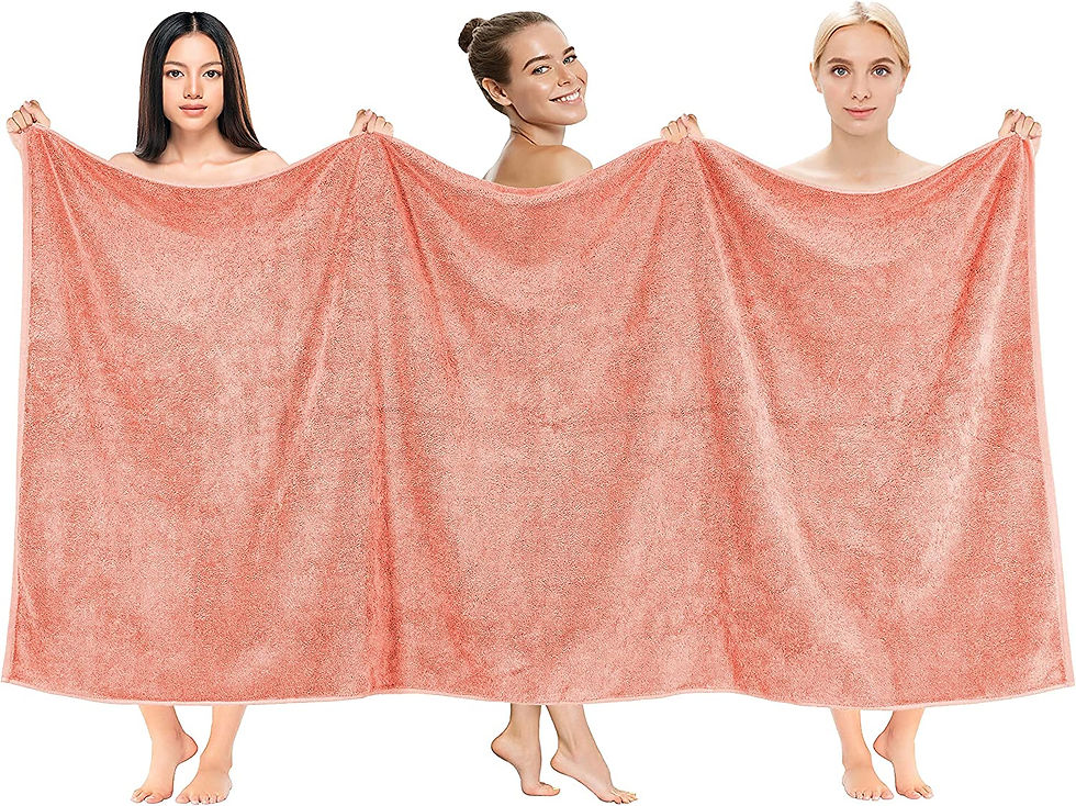 Thumbnail: Cotton Paradise 6 Piece Towel Set, 100% Turkish Cotton Soft Absorbent Towels fo