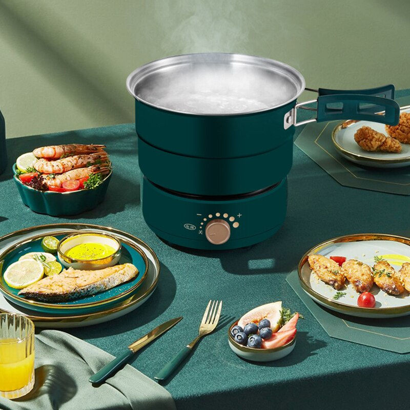 Thumbnail: 2.2L Multifunction Electric Cooker for Cooking Hotpot Noodles Portable Small Ho