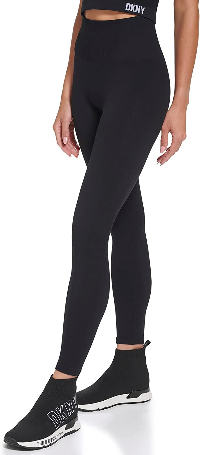 Thumbnail: DKNY Women's Sport Tummy Control Workout Yoga Leggings