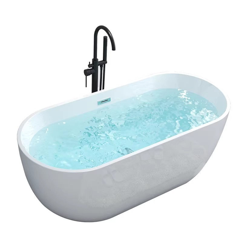 Miniaturbild: By sea White Acrylic Bathroom bathtub 12001300/1400/1500/1600/1700mm European s