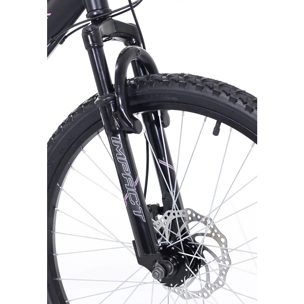 Thumbnail: 24" Northpoint Girl's Mountain Bike, Black/Pink/Purple