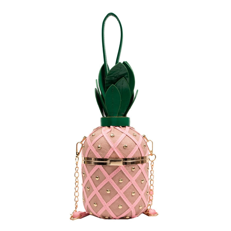Miniatura: Fashion Mini Pineapple Type Shoulder Crossbody Bag For Women 2022 Luxury Rivet 