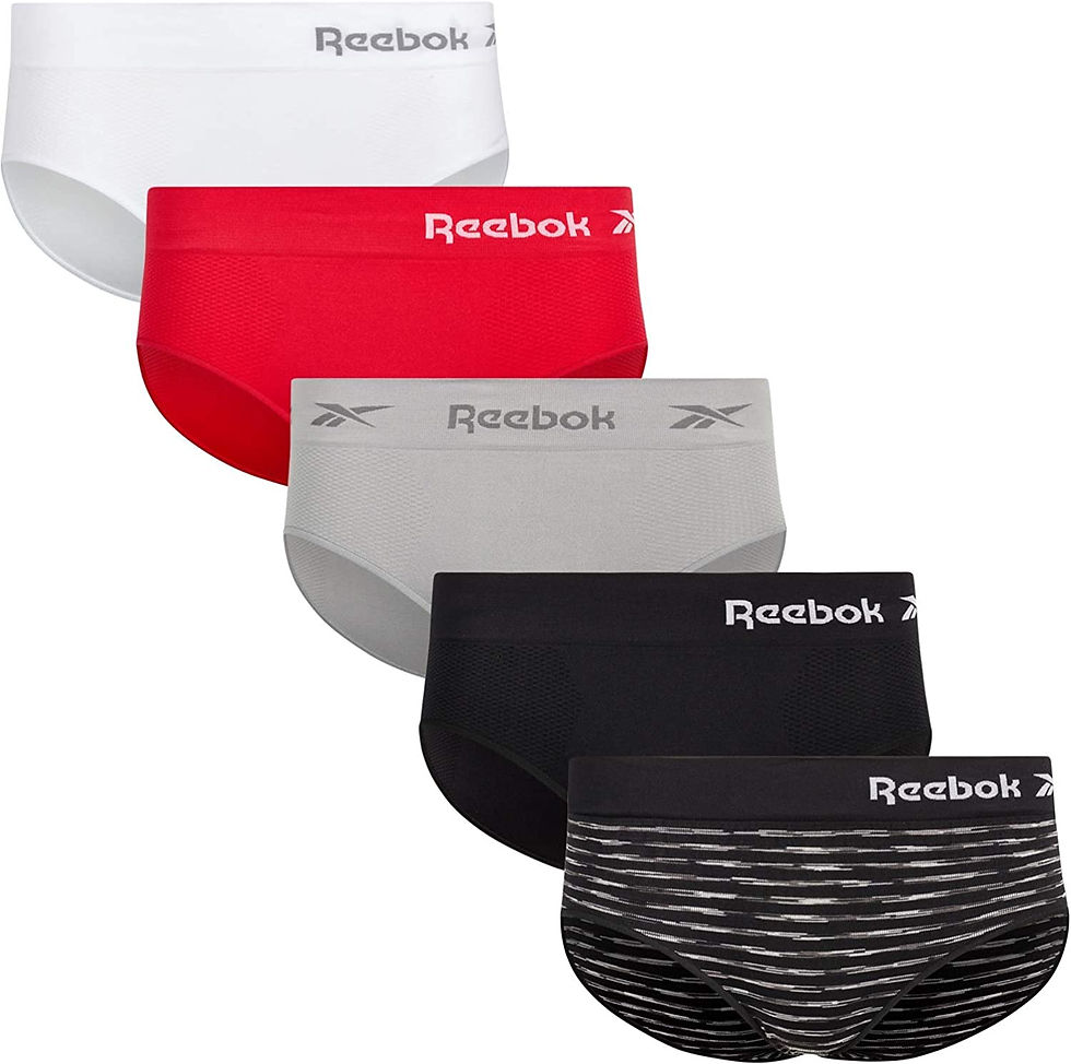 Thumbnail: Reebok Women's Underwear - Seamless Hipster Briefs (5 Pack)