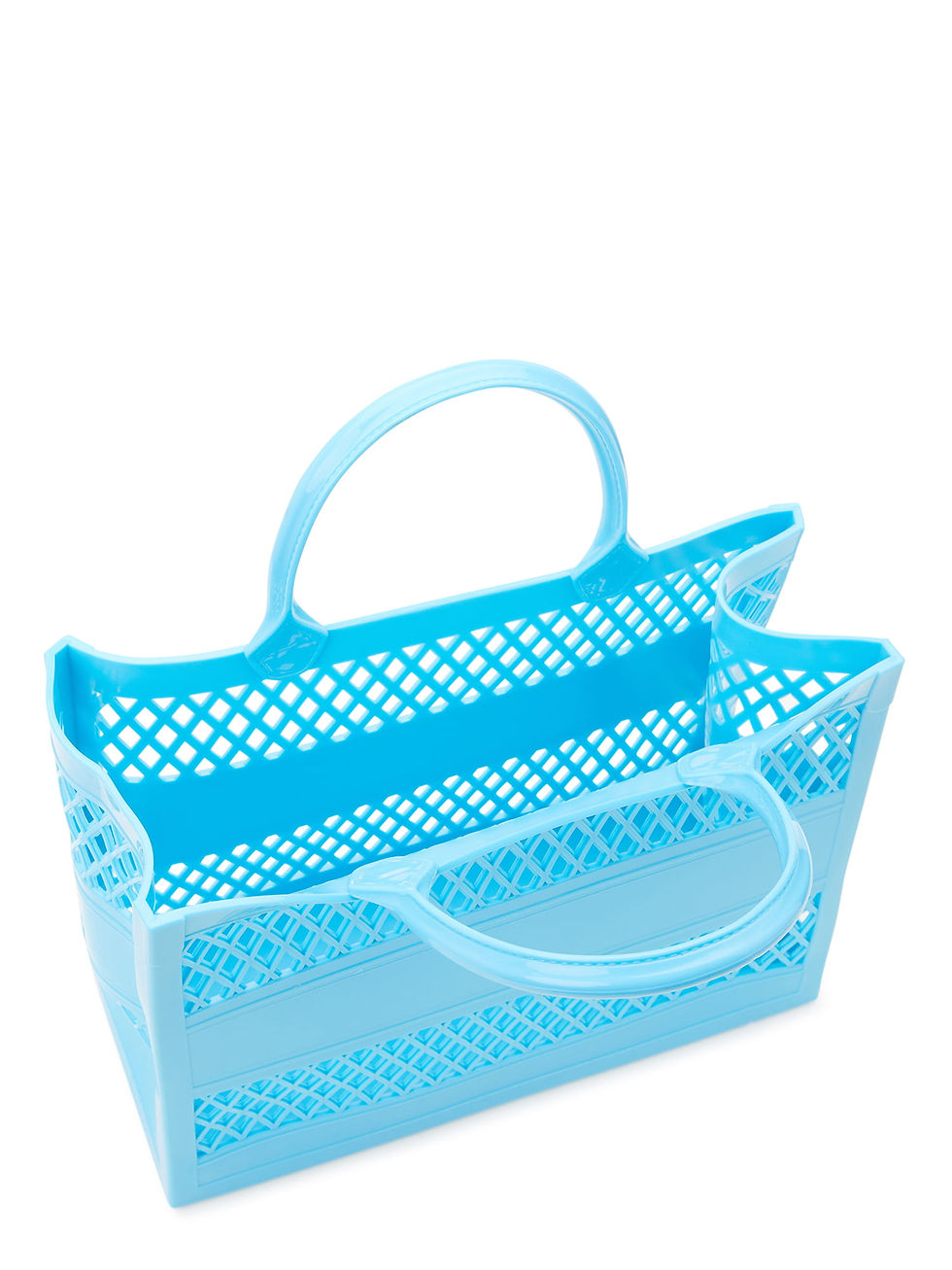 الصورة المصغرة: No Boundaries Women's Jelly Mini Tote Handbag Blue