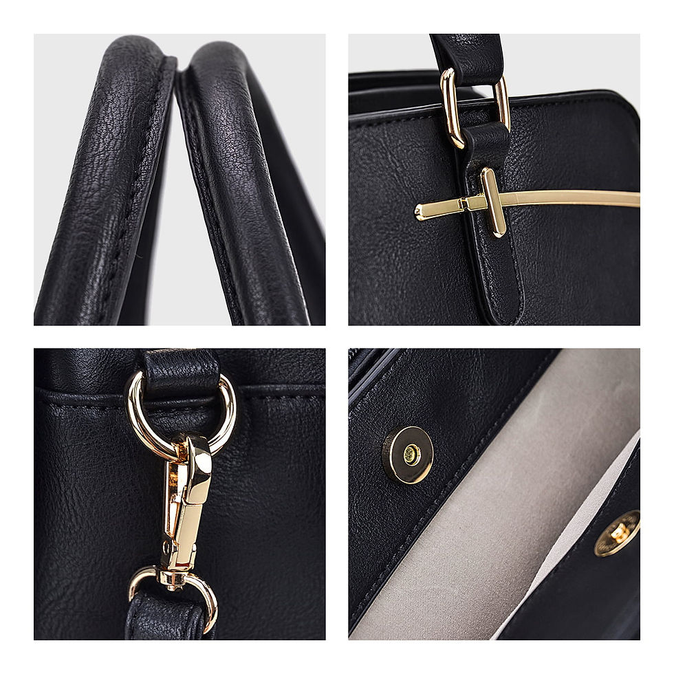 Miniatura: Dasein Women Satchel Handbags Shoulder Purses Totes Top Handle Bags With Matchi