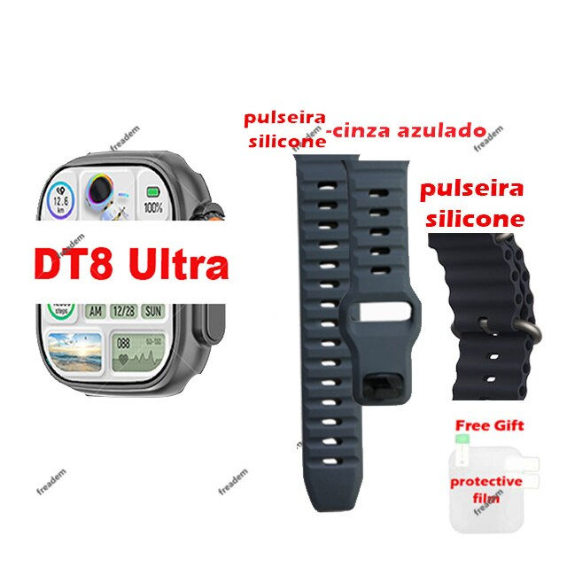 Thumbnail: DT8 Ultra Smart Watch for Men Women 49mm Wireless Charge Dail Call NFC Gps Trac