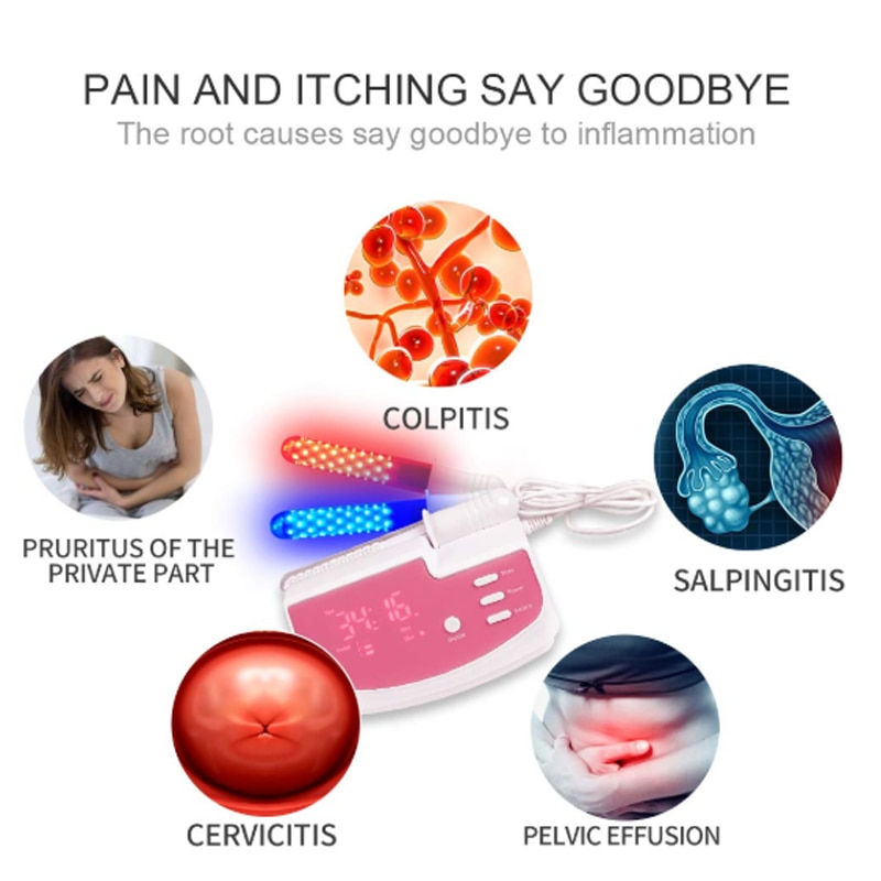 Miniaturbild: Female Rejuvenation Sex Wand Home Physiotherapy Red Light Therapy Device Gyneco
