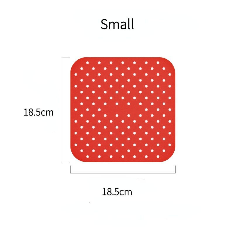 Miniature : Silicone Air Fryer Liner Non-Stick Steamer Pad Resuable Air Fryer Pot Mat Kitch