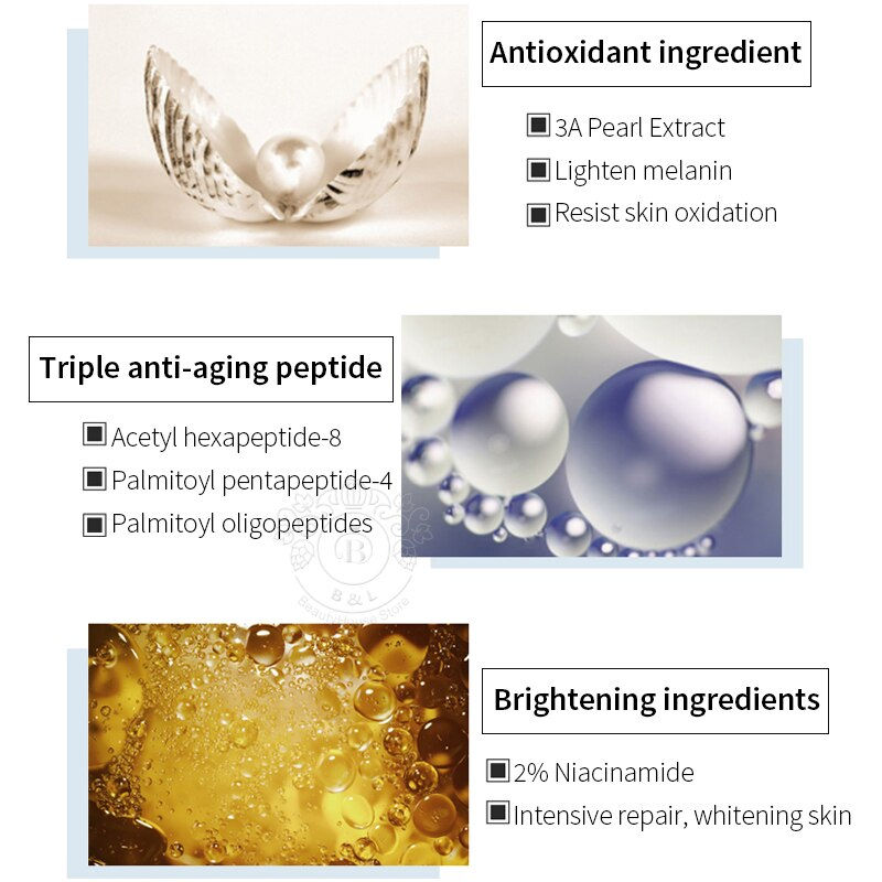 Miniaturbild: Coreana Peptide Collagen Hyaluronic acid Serum for face Korean whitening moistu