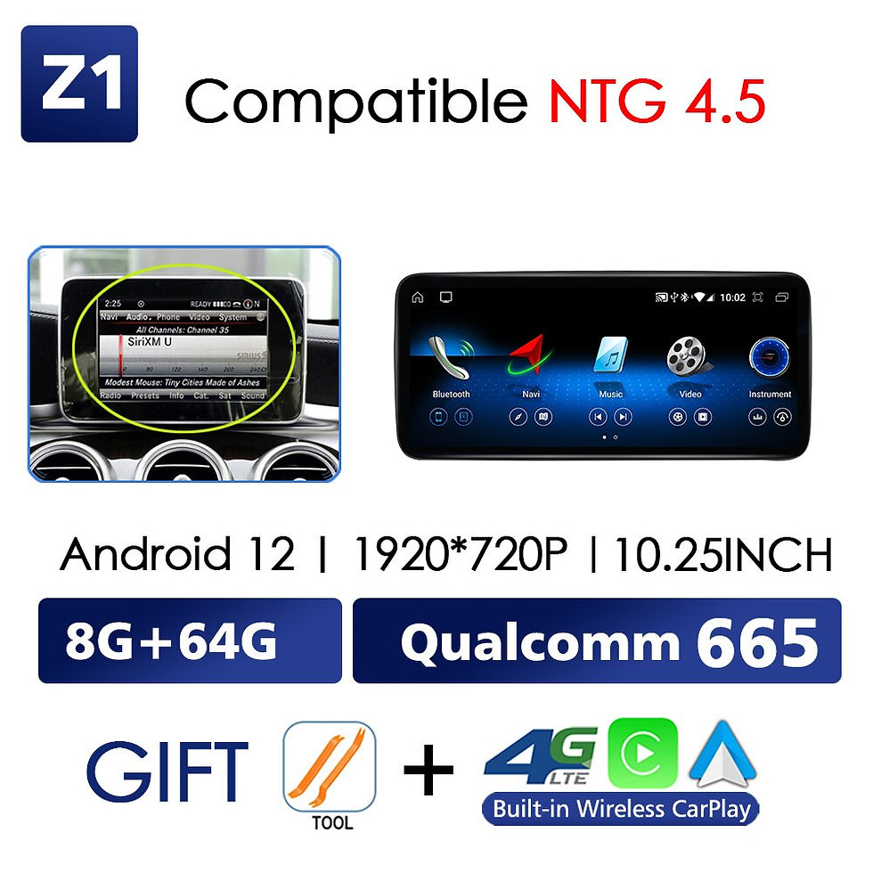 Thumbnail: Android 12 Wireless Auto CarPlay For Mercedes Benz CLA C117 2012-2018 Car Multi