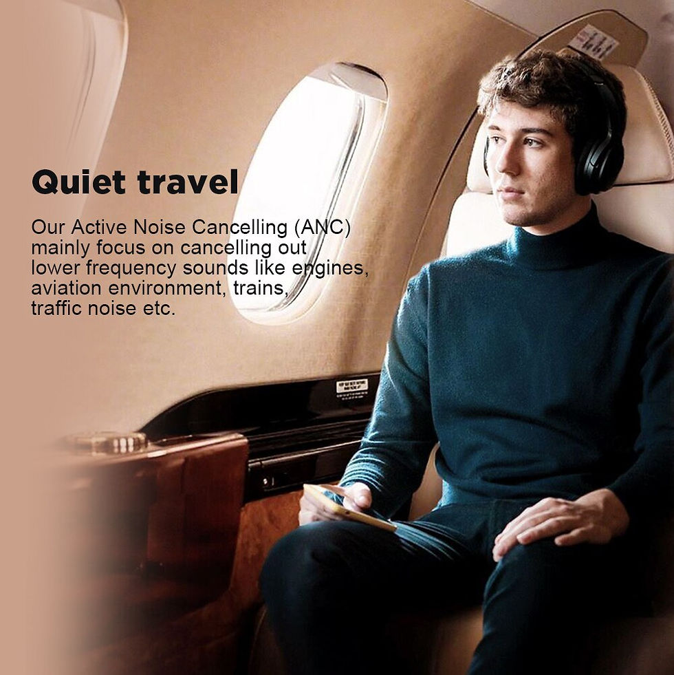 الصورة المصغرة: cowin SE7 Active Noise Cancelling Headphones Bluetooth Headphone Wireless Over 