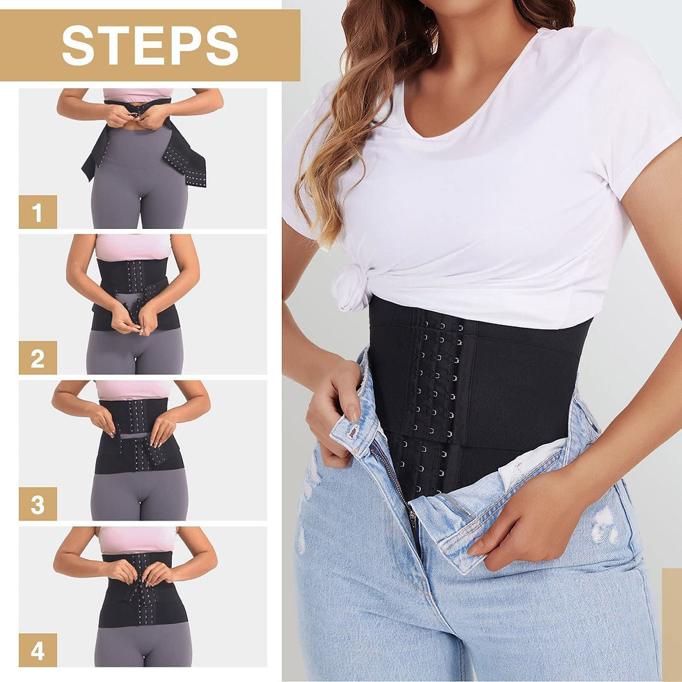 Thumbnail: New Style Women & Men Waist Trainer Corsets for Weight Loss Tummy Control Compr