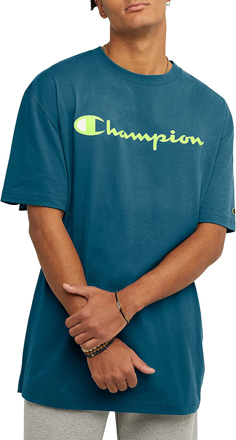 Thumbnail: Champion Men's T-Shirt, Classic Cotton Tee, Crewneck Tee, Men's Mid-Weight T-Sh