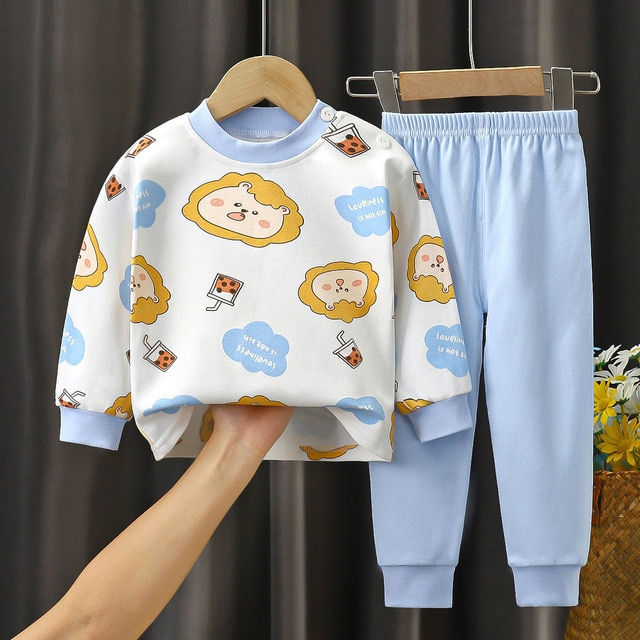Thumbnail: Cotton Baby Girl Winter Newborn Baby Clothes Set 2 Pieces Toddler Minnie Set
