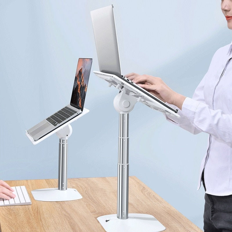 Miniaturbild: Height Adjustable Laptop Stand Ergonomic Laptop Riser Portable Bed Lapdesk Tray