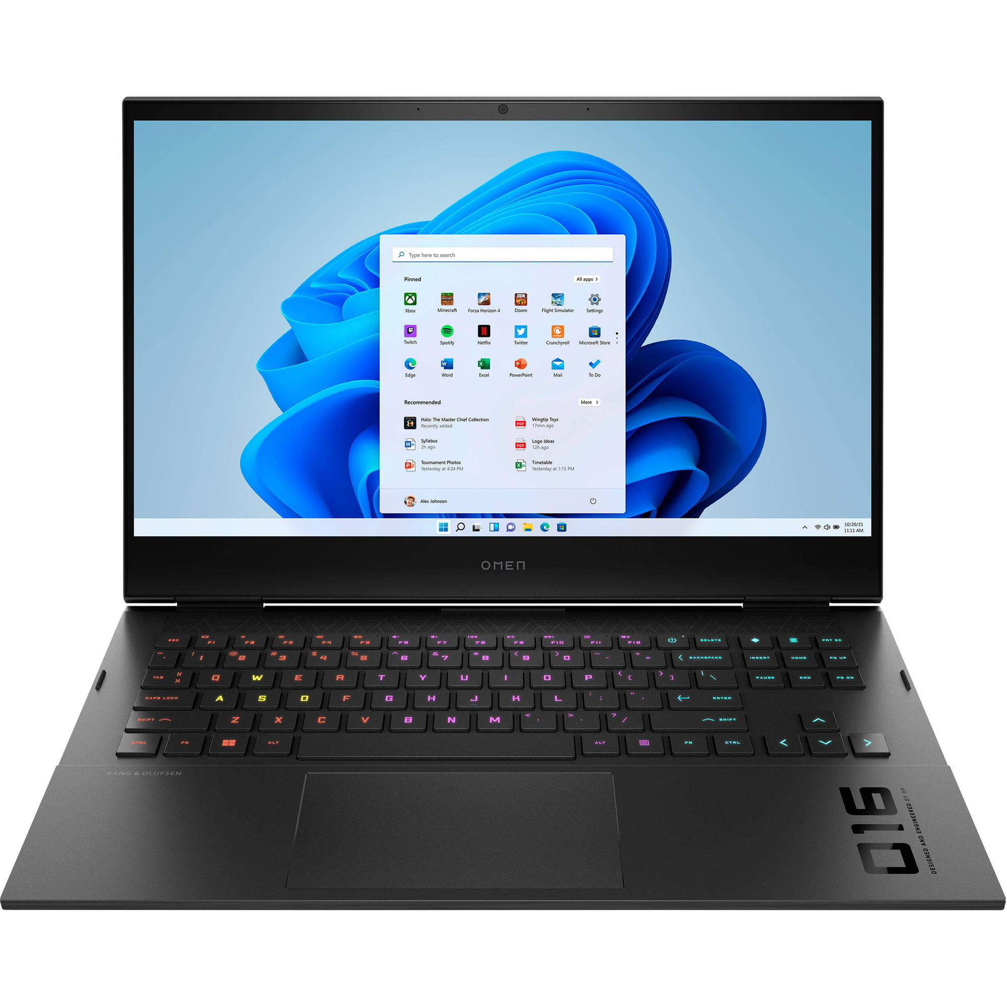 HP OM16-B1010NR, 16.1" FHD Gaming Laptop, Intel Core i7-12700H, 16 GB DDR5, NVI