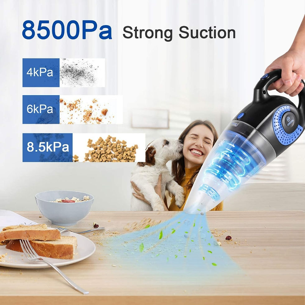 Thumbnail: Wet Dry Handheld Vacuum, Cordless Hand Vacuum Cleaners, Lightweight, for Car, B