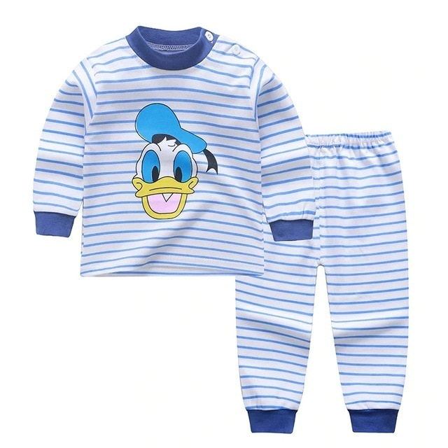 Thumbnail: Cotton Baby Girl Winter Newborn Baby Clothes Set 2 Pieces Toddler Minnie Set