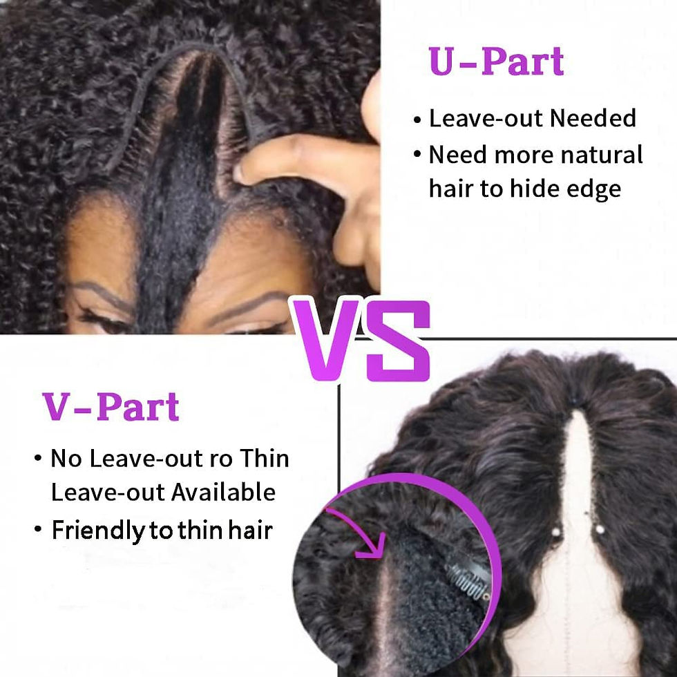Thumbnail: Short Bob Wigs Curly Human Hair V Part Wig Brazilian Human Hair o Leave Out No 