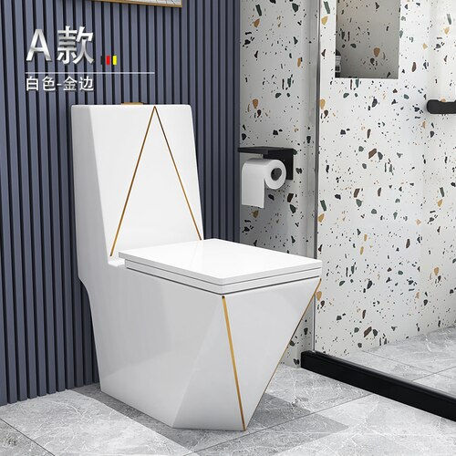 Thumbnail: Light Luxury New Home Flush Toilet Sit Toilet Direct Discharge Type Rear Washdo