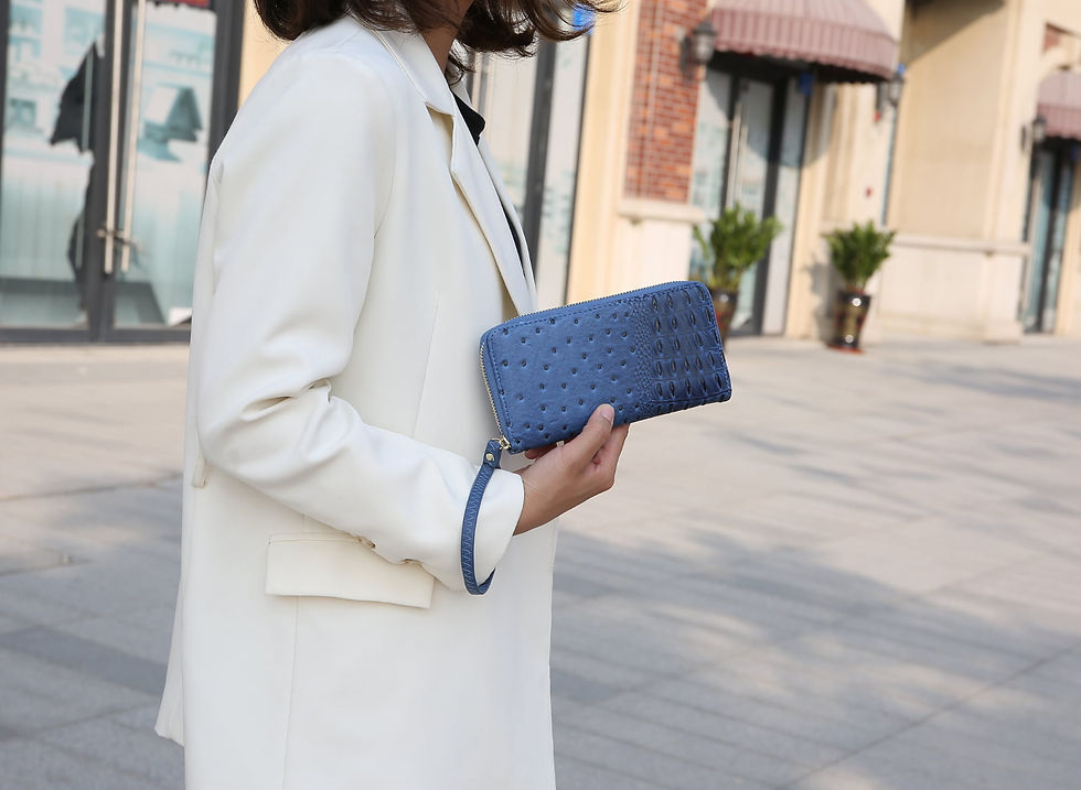 الصورة المصغرة: Wandy Crocodile-Embossed Vegan Leather Hobo Large Handbag and Wallet Set by Mia
