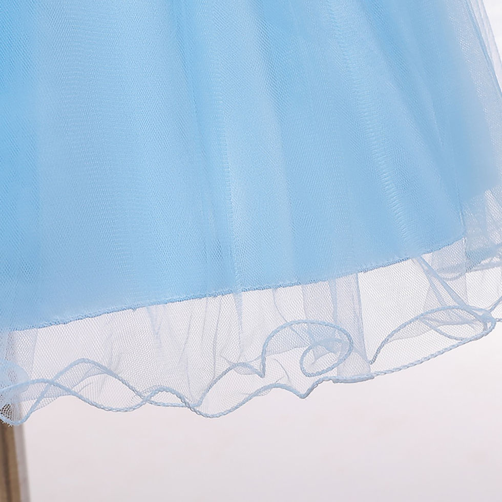 Миниатюра: Actoyo Children Girls Princess Pearls Flower Lace Dress Kids Ball Gown Wedding 