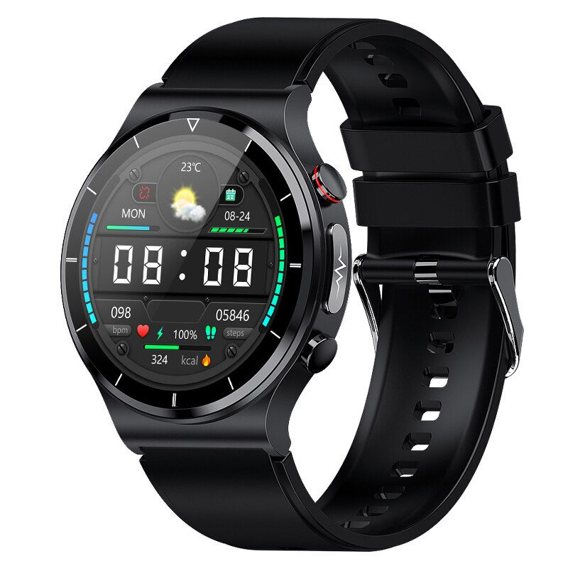Миниатюра: 2022 Thermometer Smart Watch 360*360 HD Full Touch Screen ECG Heart Rate Monito