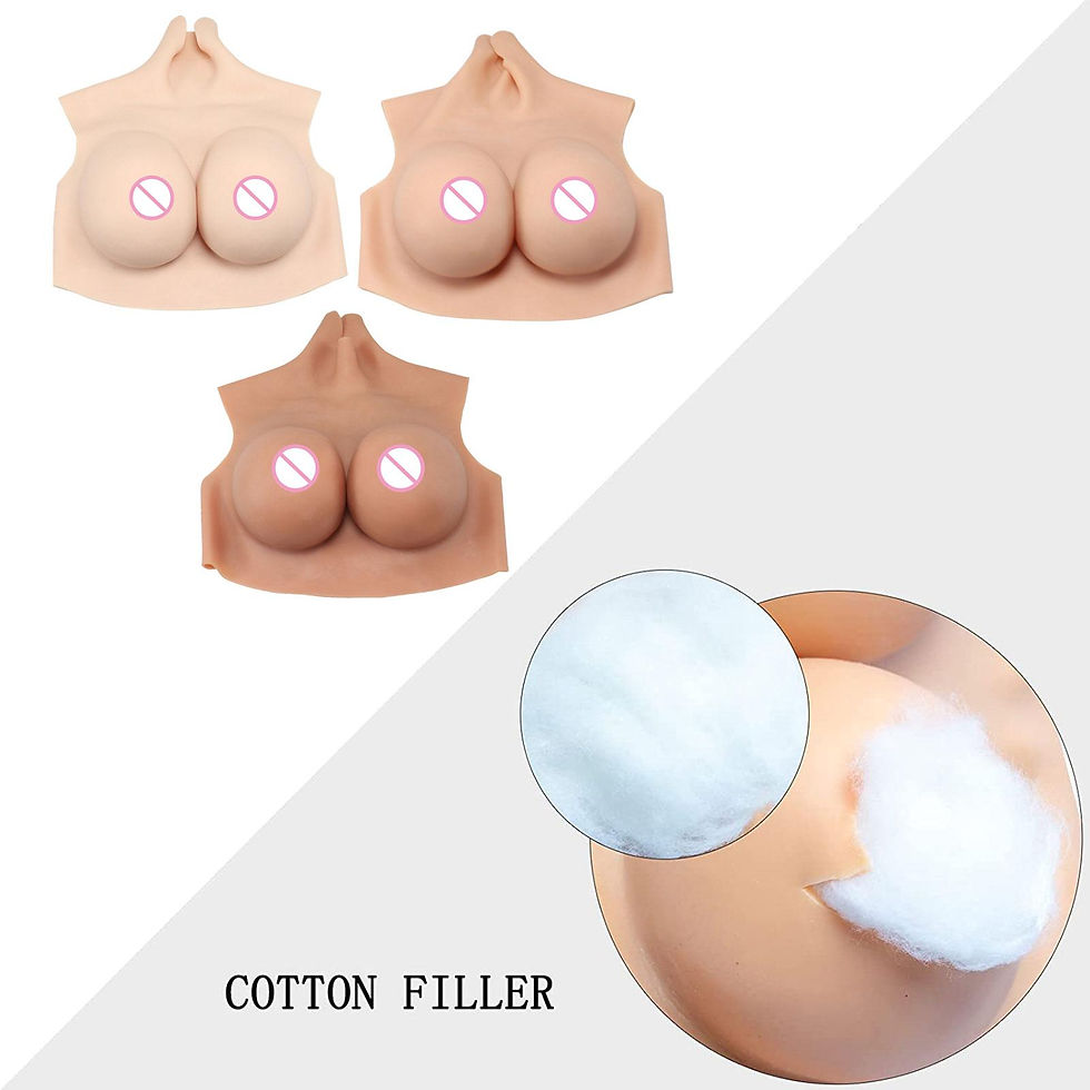 Miniaturbild: Huge Realistic Shemale Fake Boobs False Breast Forms Crossdressers Silicone Bre