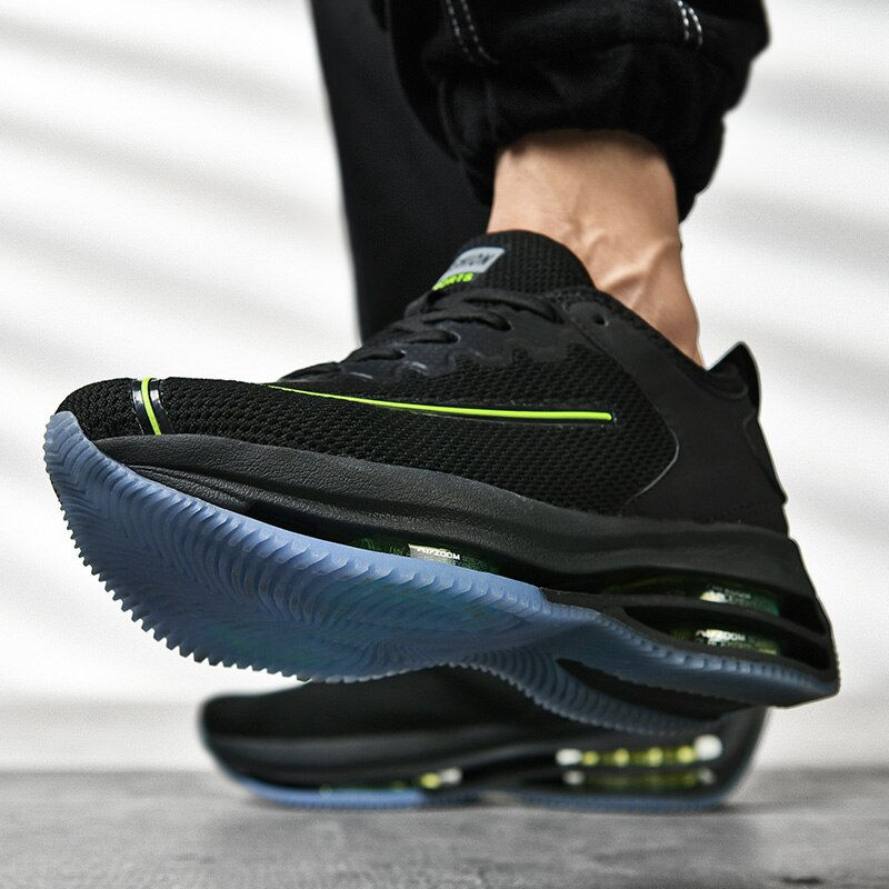 Thumbnail: Running Shoes Men Women Air Cushion Fitness Sneakers Men High Elasticity Gym Tr