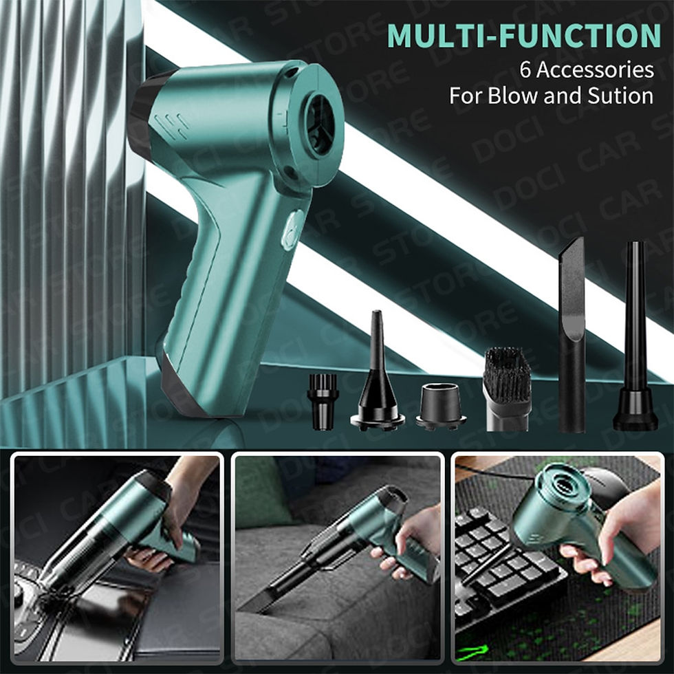 Thumbnail: Wireless Car Vacuum Cleaner Strong Suction Portable Handheld Auto Vacuum Home &