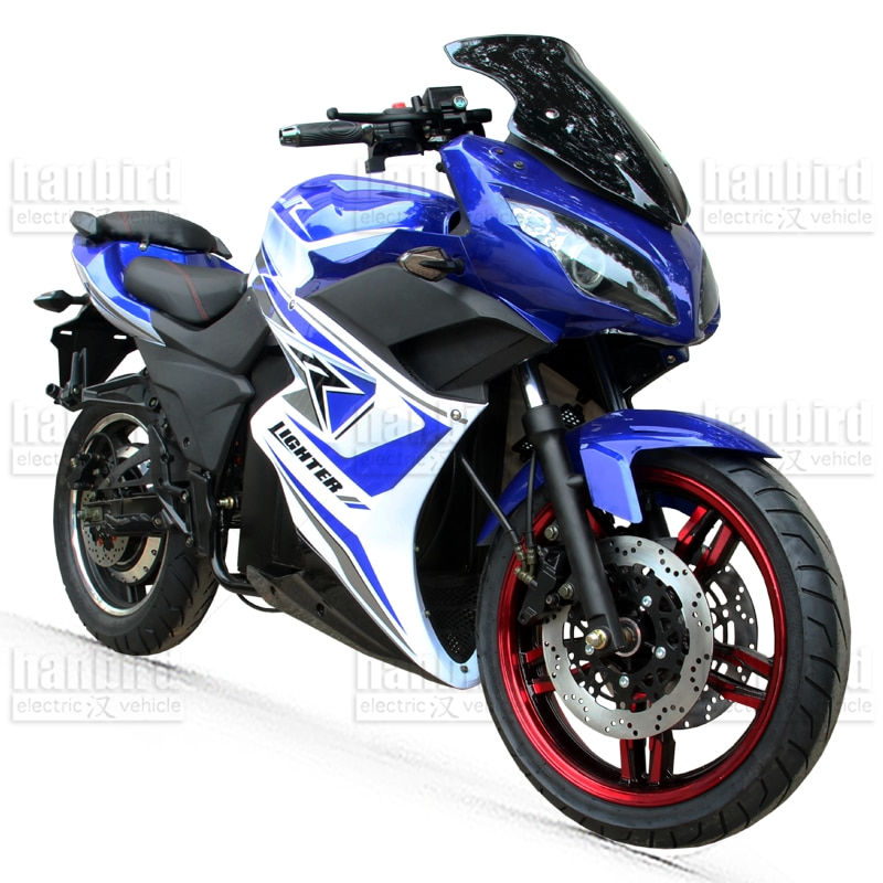 Miniatura: DP High Speed 8000w 130km/h Electric Motorcycle For Adult