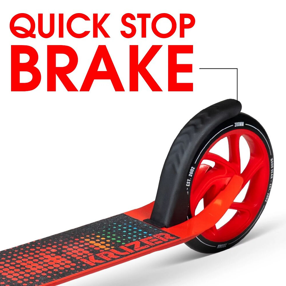 Miniature : Kruzer 200mm Commuter Scooter - Easy folding - Height Adjustable