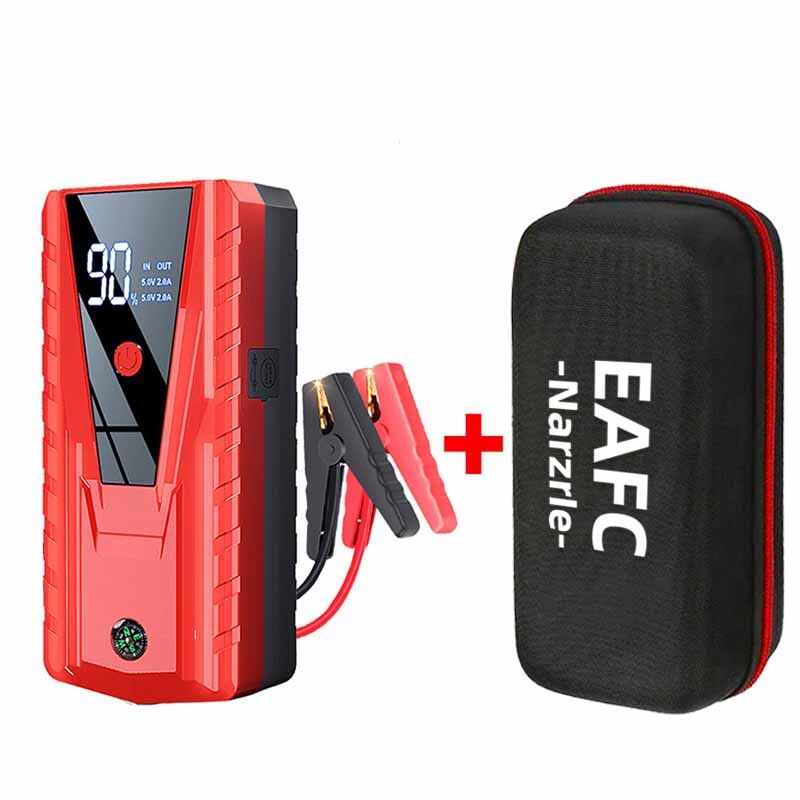 الصورة المصغرة: Car Jump Starter with Digital Display Starting Device Portable Power Bank 12V S