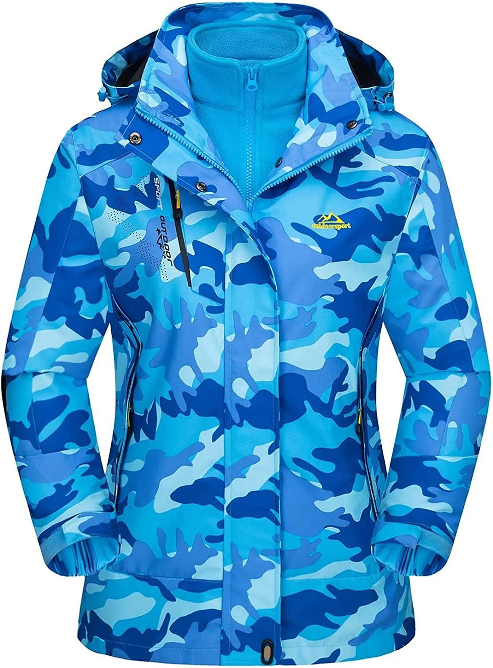 Miniatura: MAGCOMSEN Women's Winter Coats 3-IN-1 Snow Ski Jacket Water Resistant Windproof