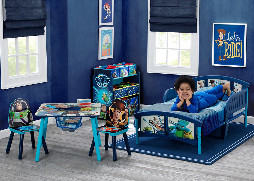 Thumbnail: Disney/Pixar Toy Story 4 Kids Table and Chair Set with Storage by Delta Children