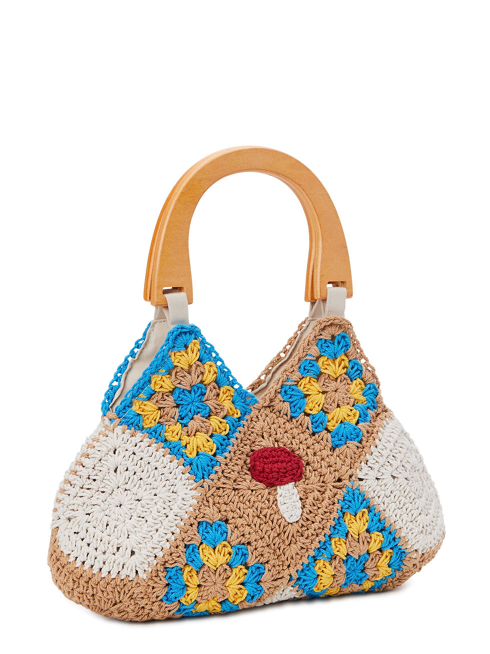 Miniatura: No Boundaries Women’s Mushroom Crochet Top Handle Handbag