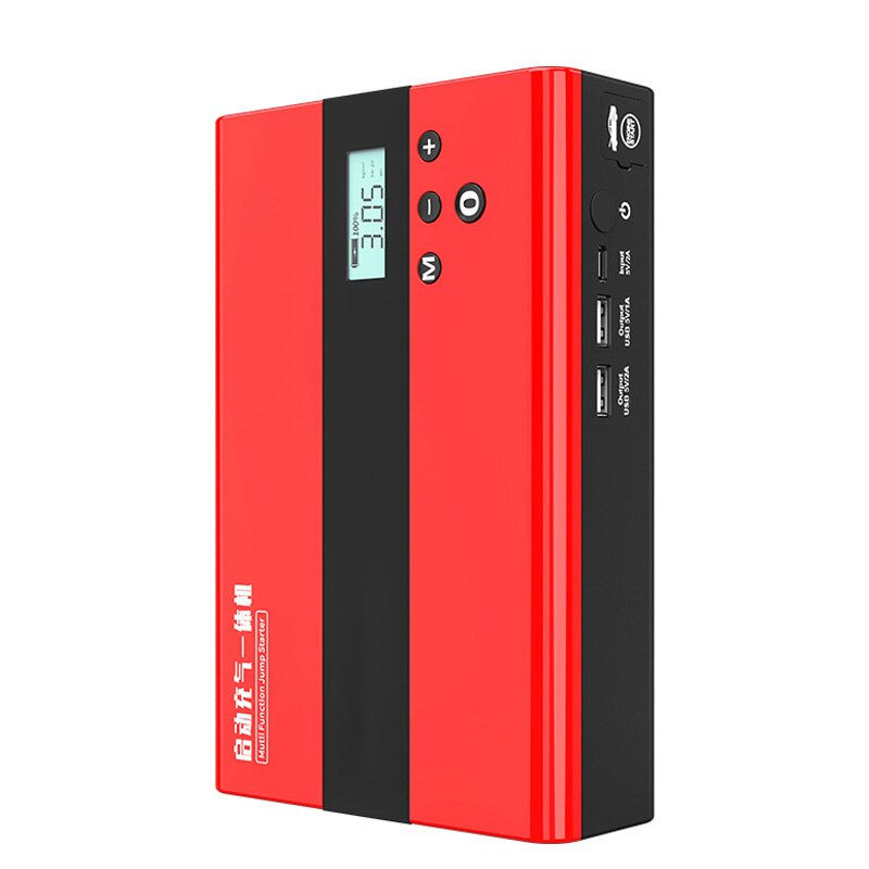 الصورة المصغرة: 2 In 1 Car Jump Starter Power Bank Air Compressor Inflator Pump 29800mAh Portab