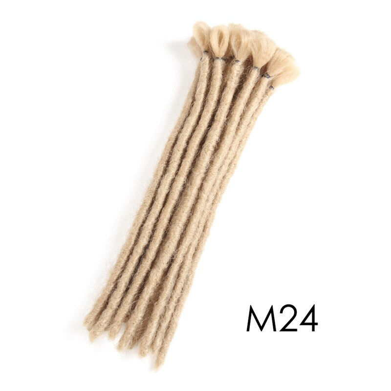 Thumbnail: SAMBRAID 12 Inch Short Dreadlocks Extensions  Soft Handmade Faux Locs Crochet D