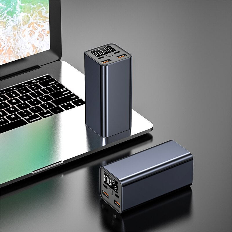 Miniatura: 20000mAh Power Bank Type C PD 65W Fast Charging Powerbank External Battery Char